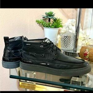 Rare Godspeed Movement Black Mid-Top Sneakers Men’s Size 10 Streetwear New